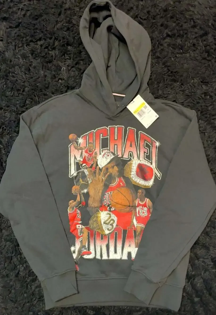 Jordan Michael Jordan Graphic Hoodie Size Mens S